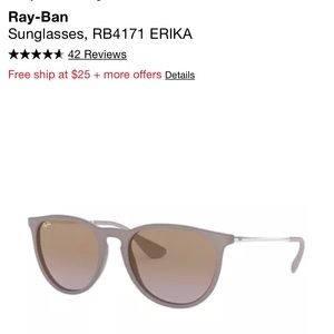 Ray Ban Erica Frames -Brown Tan